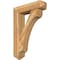 Ekena Millwork Legacy Arts and Crafts Rough Sawn Bracket w/ Offset Brace, Western Red Cedar, 8"W x 32"D x 44"H BKT0806X32X44LEC03RWR - alternate 1